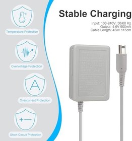 Resim 2DS Charger Compatible with Nintendo 3DS/ DSi/DSi XL/New 2DS XL/New 3DS Wall Plug Power Adapter 