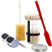 Resim Pabiflo Ekşi Mayalı Ekmek Seti - Mükemmel Ekşi Hamur Ekmeği Için 5'li Kapasiteli Ekşi Maya Kavanozu (Yurt Dışından) 