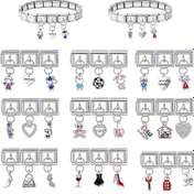 Resim 3pcs Summer Couple Sister Family Love Beach Series Chain ornaments, Pendants Italian Pendant Italian Bracelet Chain DIY Modifiable Detachable Free Combination Pendant Chain for Men and Women Summer Charm, Love, Forever Love, Soccer, Sister, Bear, Crown, Love, Family, High Heels, Bag, Glasses, Cat, Key, Lock, House Series Pendant - Perfect Match for Women'S Jewelry, Unisex Bracelets or Gifts, Gift | Playful Design | Durable Bracelet, Charm Perfect for Daily Wear Simple Versatile Gift 