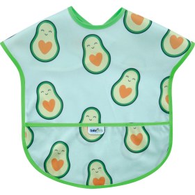 Resim Babyjem Baskılı Blw Kolsuz Mama Önlüğü Avakado Desen 