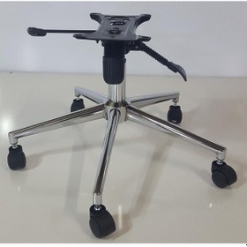 Resim Kamusalmarket Makam Koltuğu Yıldız Ayak+Krom Piston+Çift Kollu Mekanizma 