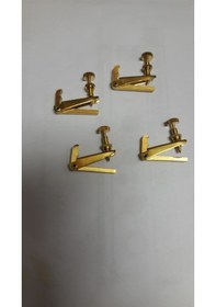 Resim Gold Altın Sarısı 4 Adet Keman Fix Takımı-4 Adet Gold Seri 