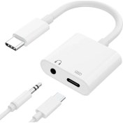 Resim Codegen Type C To 3.5mm Stereo Dönüştürücü Çoklayıcı Adaptör CDG-CNV86 