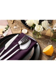 Resim Onon Solingen Deniz 6 Kişilik 24 Parça Çatal Kaşık Bıçak Takımı 