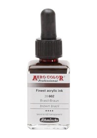 Resim Schmincke Aero Color Airbrush Mürekkep 28 Ml. 602 Brown Brazil 