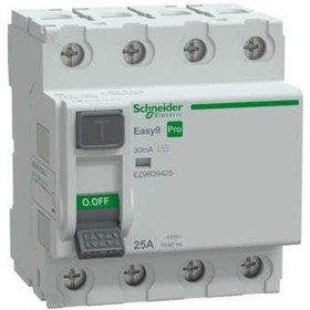Resim Ez9r39425-easy9 Pro Rccb 4p 25a 30ma Ac-type 415v 