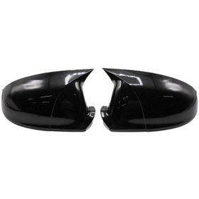 Resim Mercedes Glk W204 2009-2013 Batman Yarasa Ayna Kapağı Parlak Siyah 