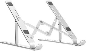 Resim TahTicMer Tablet Laptop Notebook Standı Alüminyum Katlanabilir Masaüstü Universal 7 seviye Ayarlanabilir 