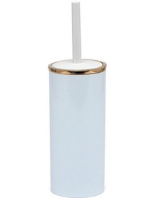 Resim Primanova Lenox Tuvalet Fırçası Beyaz Altın M-E34-01-A 