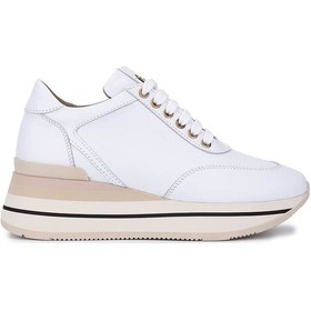 Resim Tamer Tanca Kadın Hakiki Deri Krem Sneakers & Spor Ayakkabı 