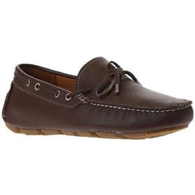 Resim BUENO Shoes Kahverengi Flotter Deri Erkek Loafer 05ms2023 