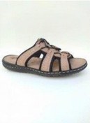 Resim Pepita 4721 Ortopedik Yumuşak Deri Erkek Terlik Kum 