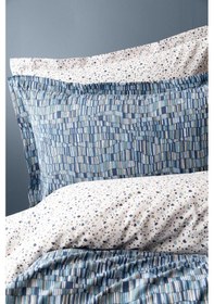 Resim Tek Kişilik Leros İndigo Nevresim Takımı Indigo 