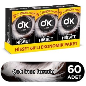 Resim Okey Ultra Hisset Prezervatif 60'lı 