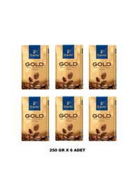 Resim Tchibo Gold Selection Filtre Kahve 250 Gr X 6 Adet Öğütülmüş 