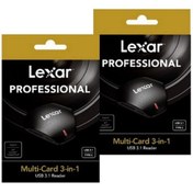 Resim Lexar Multi Usb 3.1 Type-c Kart Okuyucu 2li Paket (sd-microsd-cf) 