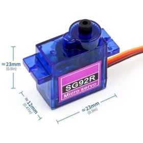 Resim EmAyCenter Sg92r 2.5kg 4.8v Mikro Servo Motor Rc Uçak, Rc Araba 