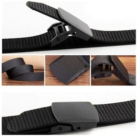 Resim Plastik Tokalı Çocuk Kemeri Siyah 