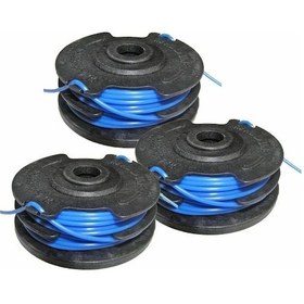 Resim Singree Homelite Ut41100 Serisi Elektrikli Çim Biçme Makinesi İçin 3'lü Otomatik Beslemeli 1.65mm Naylon Misina Paketi 