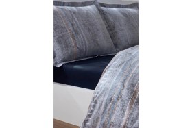 Resim MCM Group Özdilek Denim Çift Kişilik Nevresim Takımı Colorado Mavi 