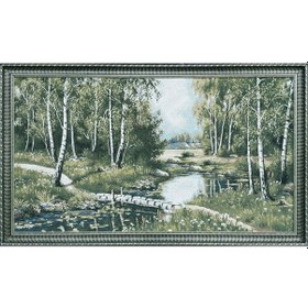 Resim Manzara Serisi-14 Dokuma Goblen Kumaş-Doğa Manzarası2 