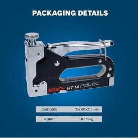 Resim Teknocan Marketing Professional 603038001 El Zımbası Ht 14 (Ahşap, Zımba Tipi 41), Siyah, 1 Adet 