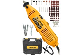 Resim Bulldozer 420W Devir Ayarlı 115 Parça Gravür Seti Esnek Şaft Hortumu 