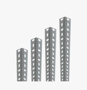 Resim Rafburada 12 Adet 250 Cm Galvaniz Çelik Raf Profil Diğer 