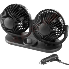 Resim Btl Otomotiv Araç Içi 360 Derece Dönebilen Mükemmel Soğutucu Vantilatör Kademeli Güç Özelliği 