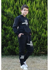 Resim Fyk Kids 3'lü Erkek Çocuk 96-trex-düz Model Eşofman Takımı Çok Renkli 