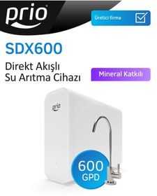 Resim Prio Sdx600 Tanksız Direkt Akışlı Pompalı Su Arıtma Cihazı 