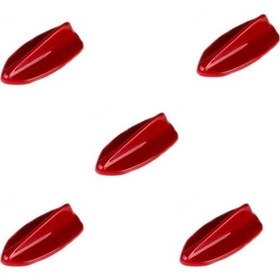 Resim Dreamcar&Dreambike Space Shark Süs Anteni 5'Li Kırmızı / Muany04 