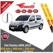 Resim Inwells Fiat Fiorino Ön+arka Muz Silecek Takımı (2008-2019) 