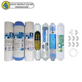 Resim Pemax Water Solutions Purefer Açık Kasa Çift Sedimentli Sertifikalı 7'li Mebransız Şeffaf 4'lü Mineral -B12 Alkali-Detox 