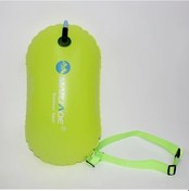 Resim Elmpaly Yeşil Yüzme Şamandırası Yüzer Şişme Yüzme Çantası Yüksek Görünürlük Havuz Ekipmanı Yeşil 