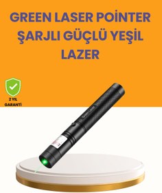Resim dekofon 5000mW Yeşil Lazer Pointer Profesyonel Uzun Menzilli - DEON8895-8699 