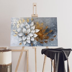 Resim Yıldızı Andıran Çiçek - 60x40 