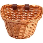 Resim Ganzhoushop Yurt Sepeti, Sepeti Sepeti S Rengi Rattan Ön Montaj Hasır Gidon El Dokuma Dışından Depolama Çocuk Bisiklet Bisiklet Bal A Dk A 