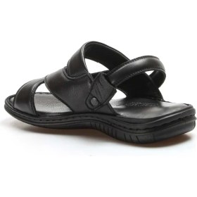 Resim Fast Step Hakiki Deri Erkek Klasik Sandalet 952MA710 