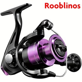 Resim 1 adet Rooblinos XC Yüksek Performanslı Balıkçılık Makinesi - Ultra Hafif Elektroplazma Metal Makara, Taze ve Tuzlu Su Uyumlu, Ambidextrous Tutma, Dayanıklı Plastik Vücut, Düzgün Hızlandırma Sistemi, Tutma ve Salma için İdeal, Balıkçılık Makinesi | Canlı Maviden Tasarım | Dayanıklı Yapım, Balıkçılık Makinesi 
