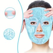 Resim Maske Soğuk ve Sıcak Sıkıştırma Geri Dönüştürülebilir Fiziksel Buz Sıkıştırma Masaj Yastığı Jel 