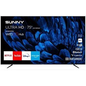 Resim SN75LEDB252 75" 190 Ekran Uydu Alıcılı 4K Ultra HD WebOS Smart LED TV 