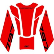 Resim GP Kompozit Ducati Monster 797 2020 Uyumlu Tank Pad Kırmızı 