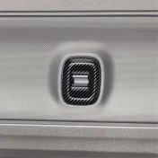 Resim Luenaarry Karbon Fiber Için Orta Kapı Perde Anahtarı Trim Çerçevesi Etiketi (Yurt Dışından) 