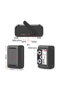 Resim GpsGoPro ML150 4G Kişisel GPS Takip Cihazı 