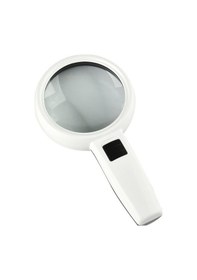 Resim Lkpcıgcxm El Büyüteç 30x Çift Katmanlı 110mm Işıklı Led Işıklı Okuma Büyüteci 