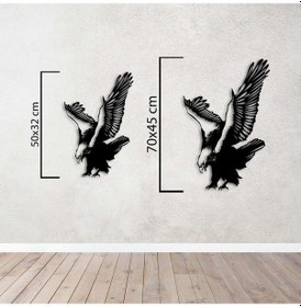 Resim Özgür Kartal Metal Duvar Dekoru 