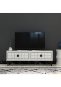 Resim Tsa1201b - Yuka Tv Stand Beyaz 120cm Beyaz 