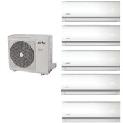 Resim Airfel 5+1 İnverter 9+9+9+9+9 42000 Btu\u002Fh A+++ Enerji Sınıfı R32 İnverter Multi Split Duvar Tipi Klima 