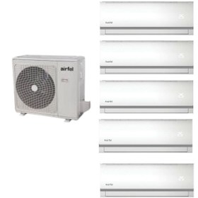 Resim Airfel 5+1 İnverter 9+9+9+9+9 42000 Btu\u002Fh A+++ Enerji Sınıfı R32 İnverter Multi Split Duvar Tipi Klima 